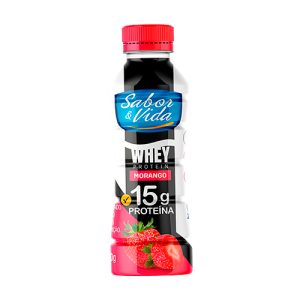 Iogurte Desnatado de Morango (Whey Protein)  - 250g