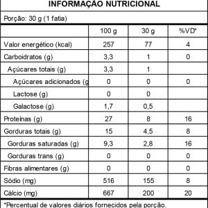 Queijo de Coalho Zero lactose Light - 500g